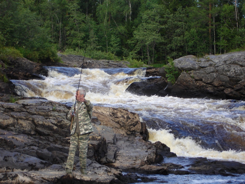 Водопад Куми Карелия